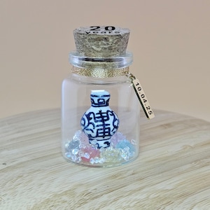 Cadeau personnalisé 20e anniversaire de mariage en Chine, cadeau pour femme, mari, couple, ami, mini bouteille cadeau créatif, cadeau de mariage 20 ans