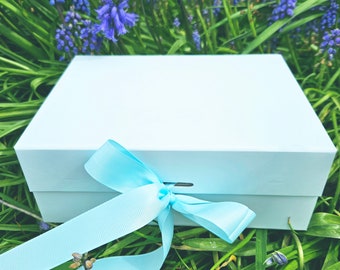 Caja magnética personalizada vacía con lazo para regalos, embalaje de regalos de cumpleaños, hermosa caja para regalo, bonita caja para ella, caja de lujo