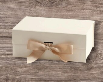 Caja magnética personalizada vacía con lazo para regalos, embalaje de regalos de cumpleaños, hermosa caja para regalo, bonita caja para ella, caja de lujo