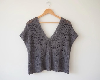 Crochet Summer Top Pattern – Florence Design, Beginner Friendly (PDF Download)