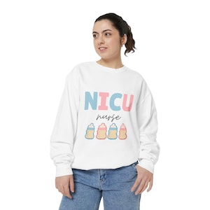 NICU Nurse Crewneck Sweatshirt, Unisex Jumper, Hospital Worker Gift, Medical Staff Apparel, Nurse Appreciation Shirt, Healthcare
