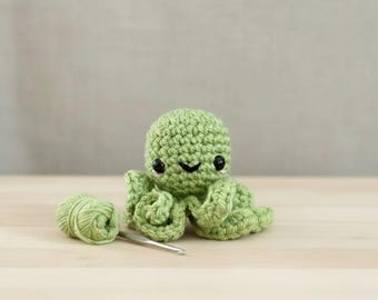 Crochet Digital Pattern- Octopus Plush Desk Buddy, PDF Download