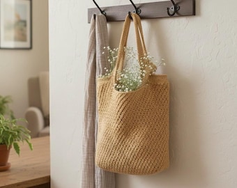 Patrón de crochet - Bolso Millie Market, descarga digital en PDF
