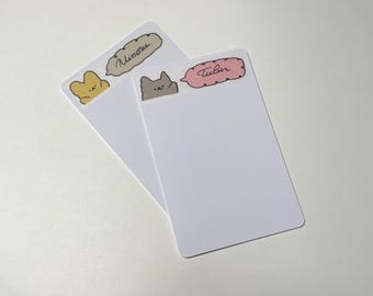 Zelda Animal Crossing New Horizons Amiibo NFC cards - Mineru and Tulin - 2 Villagers