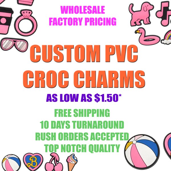 Custom Pvc Croc Jibbitz Etsy UK