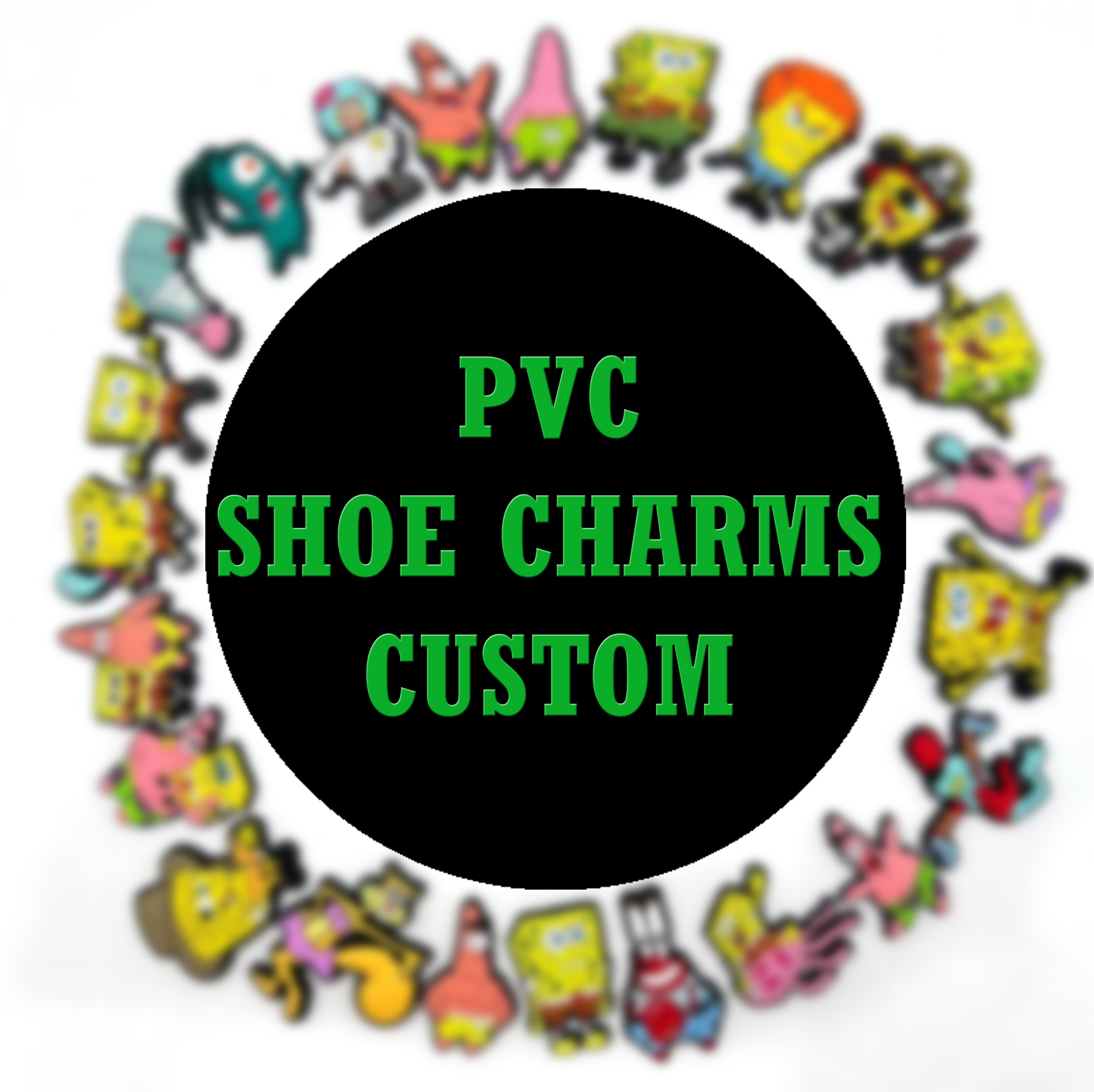 Custom PVC Shoe Charms, Croc Jibbitz, Croc Pins, Free Shipping, Free