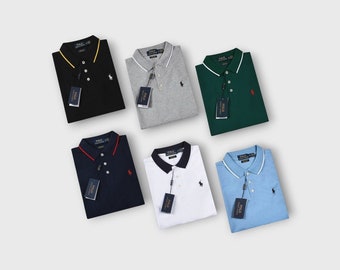 Ralph Lauren Polo-T-Shirt mit gesticktem Logo - Kurzarm - S-4XL Größen erhältlich