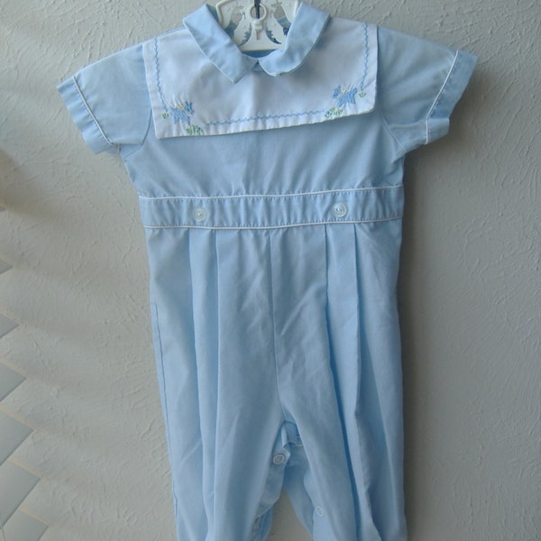 Baby Boy Romper by Carriage Boutiques, Size 6 Months