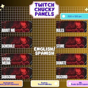 DBD Chucky Panels for Twitch [ENG/SPA]