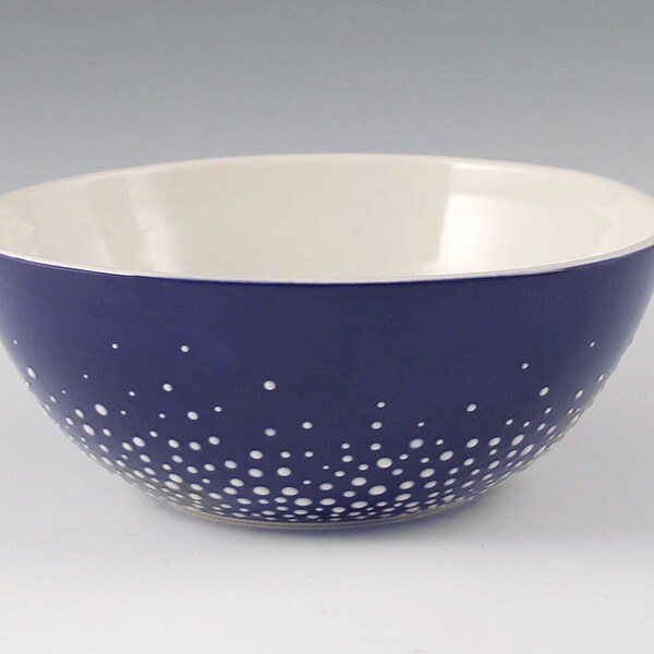 Bowl Blue - Pebble Bowl in Sapphire Blue