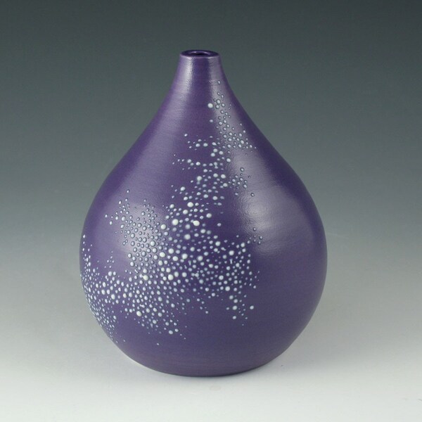 SALE Small Pebble Vase in Purple