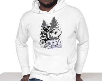 Jordan Boostmaster Mountainbike Hoodie, Radfahren Camping Geschenk Abenteuer Outdoor Hoodie Retro Bike Grafik Bike-Liebhaber Hoodie Geschenk für Papa