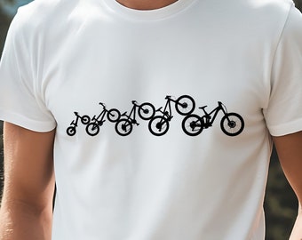 Mountainbike Shirt, Geschenk für ihn Papa Kinder Jugend lustiges Shirt, Fahrrad Geschenk, Retro Fahrrad Tshirt, Radfahrer Shirt, Radfahren Shirt