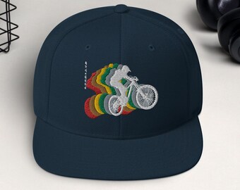 5 Fahrräder Flatbrim Mountainbike Outdoor Abenteuer Hut, Geschenk für Radfahrer Fahrradliebhaber Geschenk Boostmaster