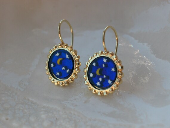 Moondance Venetian Murano Earrings
