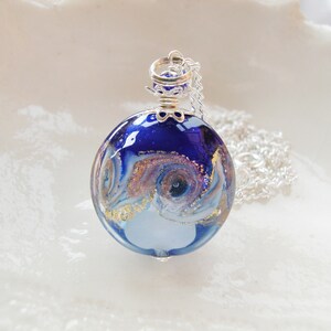 Cobalt Blue Murano Glass Necklace