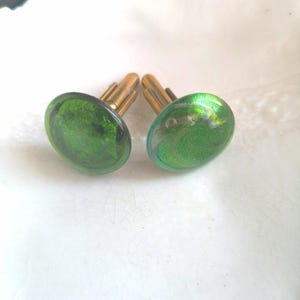 Dichroic Murano Glass Cufflinks