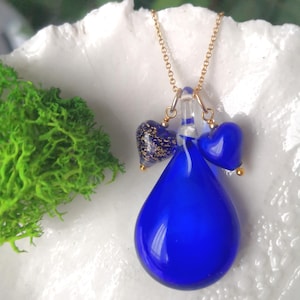 3 in 1 Murano Charm Necklace With Removable Adjustable Beads