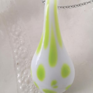 Murano Glass Teardrop Necklace
