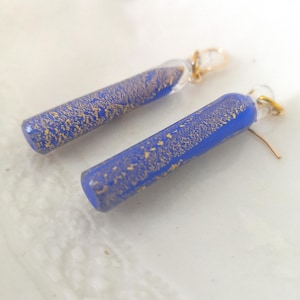Blue Murano Glass Earrings
