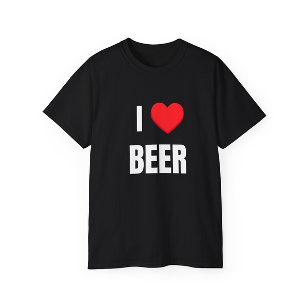I LOVE BEER Unisex T-Shirt | Beer All Languages | Beer Lover T-shirt | Beer Enthusiasts