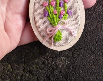 Bouquet of Pink and Purple Flowers