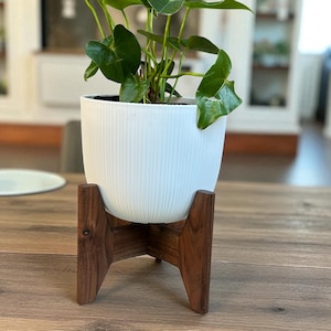 succulent planter stand, wood display stand, plant storage.