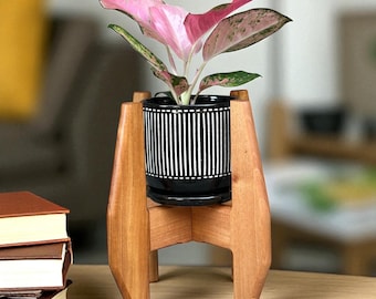 plant stand indoor, house warming gift, unique planter, plant holder