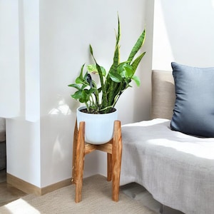Plant Stand Indoor,  Mid Century Modern Display Stand.