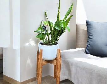 Plant Stand Indoor,  Mid Century Modern Display Stand.