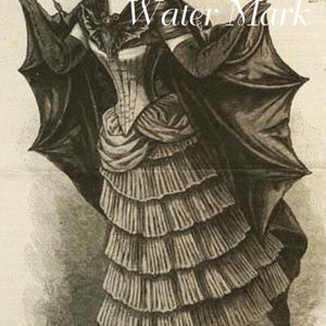 HALLOWEEN Viktorianische Fledermaus Mädchen * große * SOFORTIGER digitaler Download ,, Anhänger, Rahmen, Grußkarten, Verkaufsanhänger, Nähen