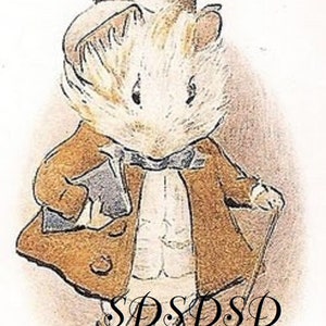 May include: A cartoon illustration of a guinea pig wearing a top hat and a brown coat. The guinea pig is holding a book and a walking stick. The illustration is in black and white with a brown background.