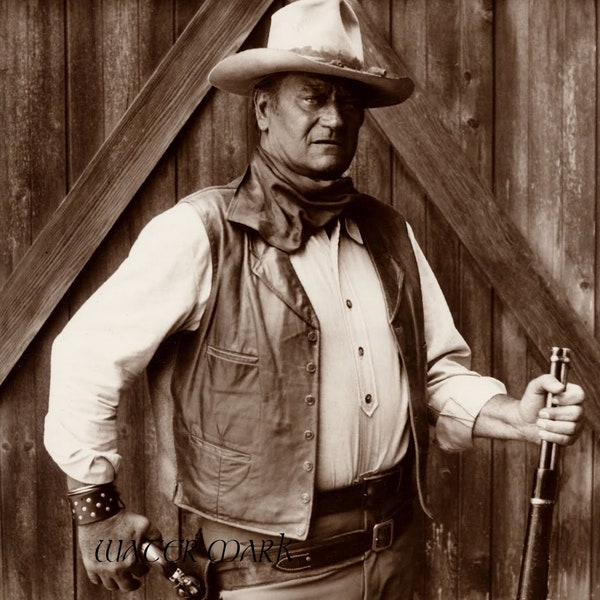 John Wayne Hollywood Legend*(D)*Multi sizes*Frame*Ready to stitch