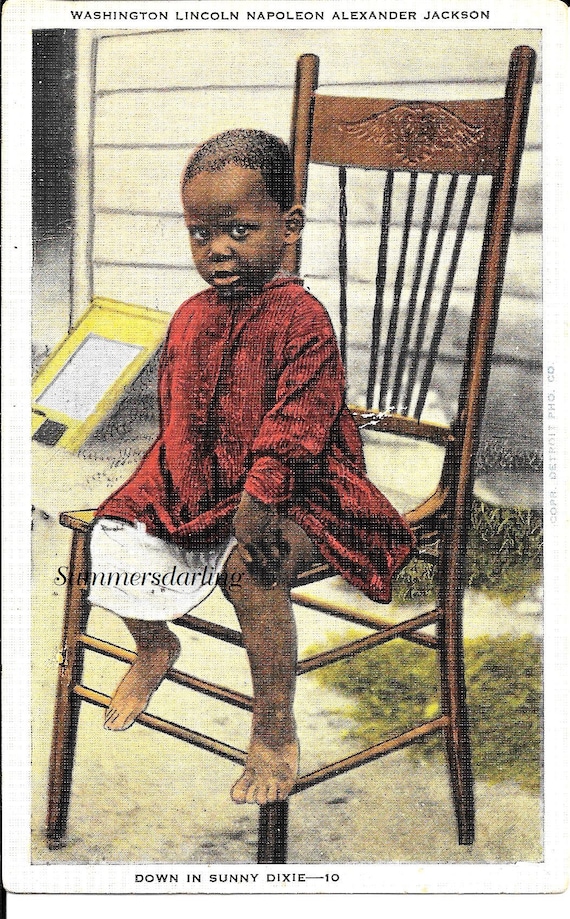 Digital Download Instant*little Black Boy Sitting on the Porch