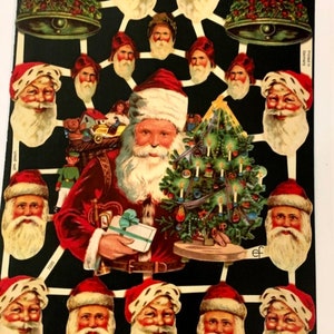 Fustella natalizia in stile vittoriano di Babbo Natale (CC)*Cartoncino BEST*Grande*Da tagliare*Ornamenti*Etichette*Diari*Album di ritagli*Prendi le forbici e vai*Splendido