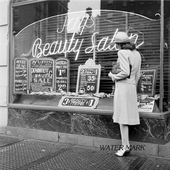 Beauty Shop*hair Salon*beautician*glossy Photo Print*vintage  display picture 1