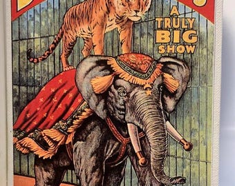 Circus 5x7 Inches Poster on a Canvas Board Free Standing*wild