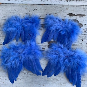 Wings*Gorgeous blue*Christmas anytime*Ornament*Make angels, add to dolls, bears and more.Wonderful*Fluffy*photo shoot with newborn
