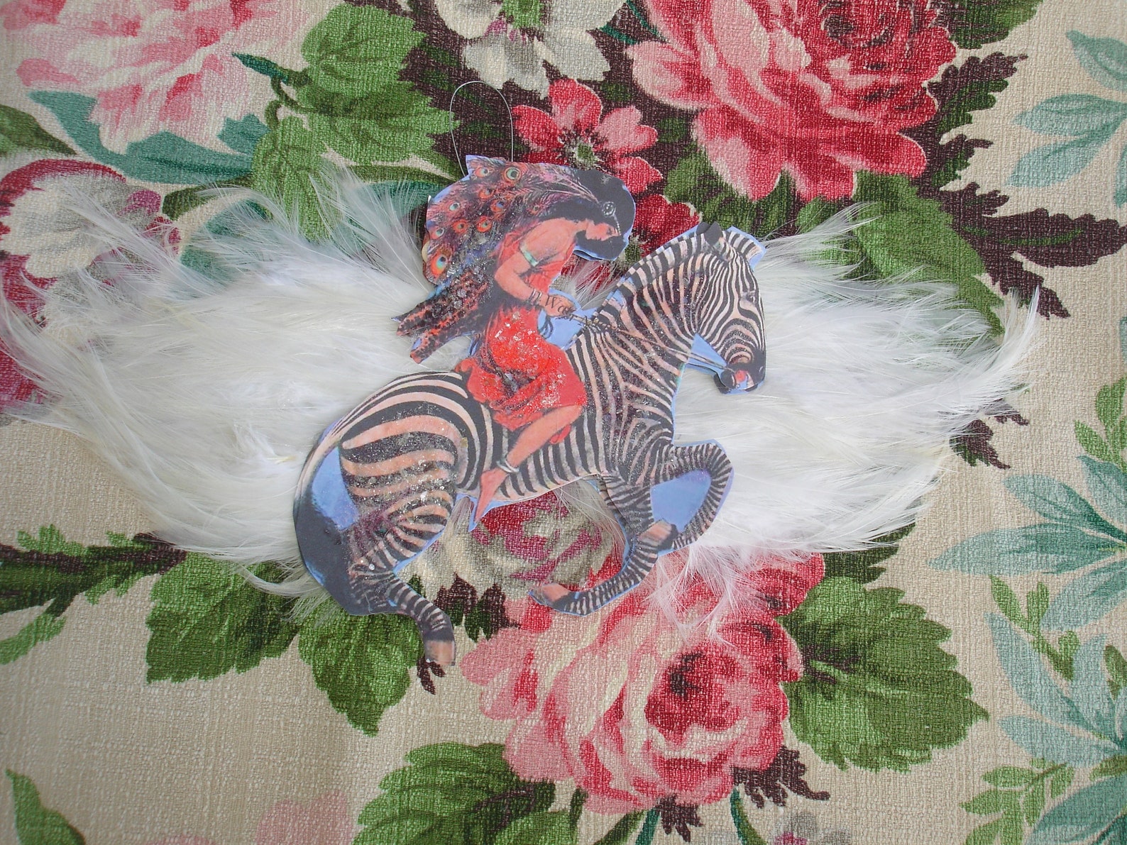 SERENDIPITY riding her wild zebra Genesis with the angel Etsy