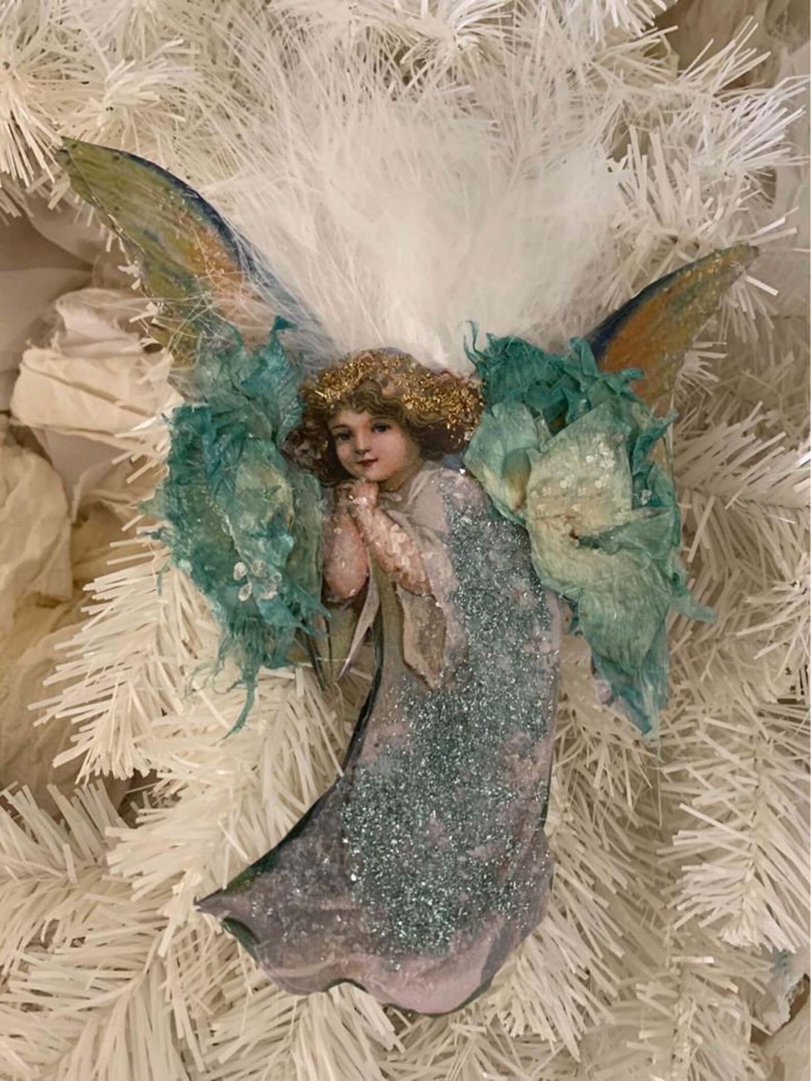 VICTORIAN Angel Ornament Annika Angel of Love and Mercybest Etsy
