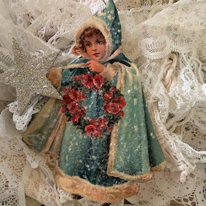 Viktorianische Weihnachtsmädel*Sternschmuck**Ornament*Oh Darling*Von Anfang bis Ende handgemacht