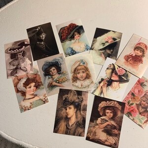 PASQUA*PRIMAVERA*Nel tuo cappellino pasquale con tutti i suoi ornamenti cartoline*Oh tesoro*Donne e ragazze vittoriane ricreate in queste cartoline*12