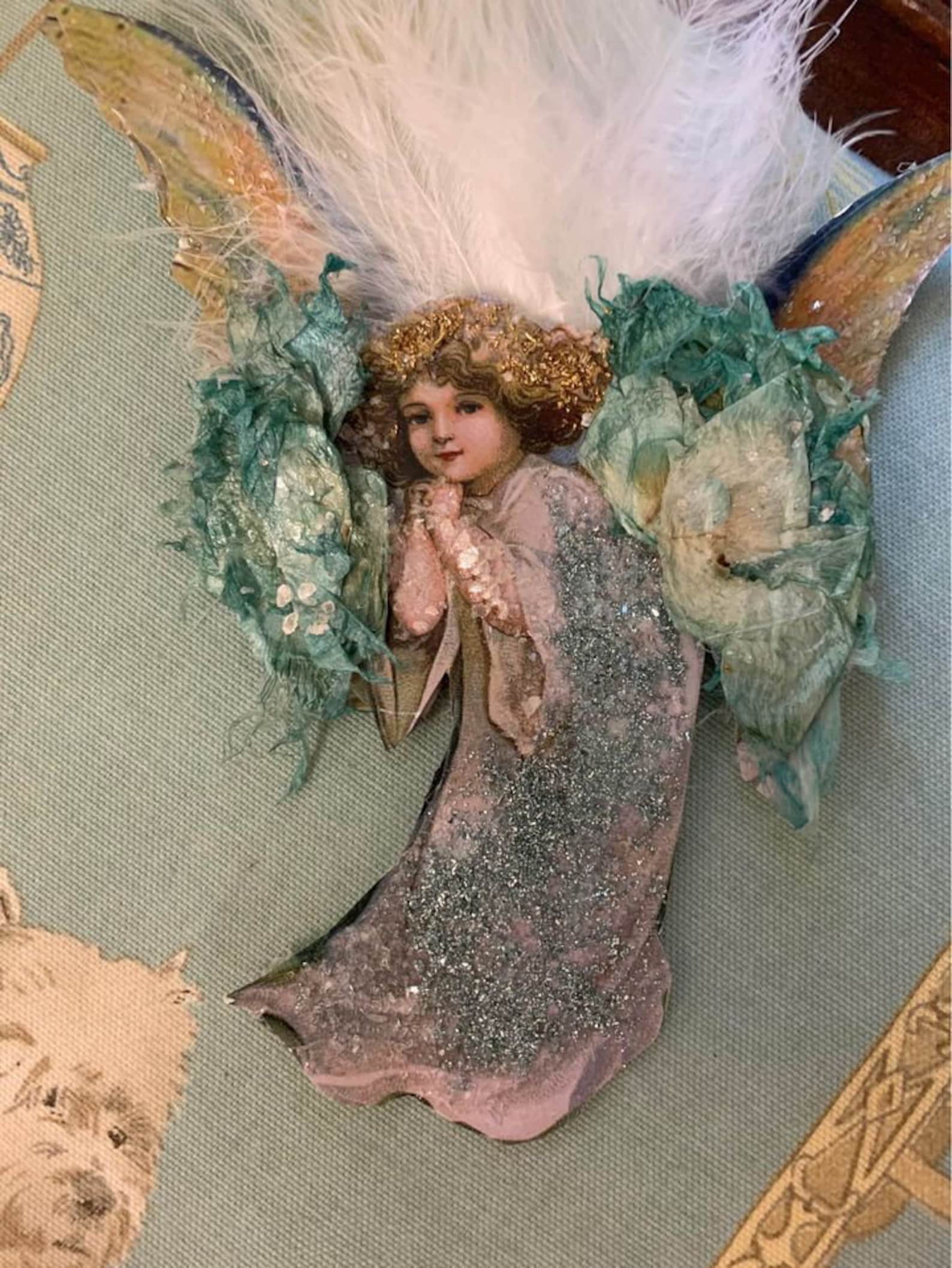 VICTORIAN Angel Ornament Annika Angel of Love and Mercybest Etsy