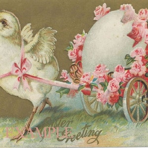 Papier do decoupage'u*Wielkanocny szyk, ciągnący wielki wózek na jajka*Wybierz rozmiar*Dekoruj jajka, koszyki, porcelanę, drewno, puszkę, metal, *Styl vintage