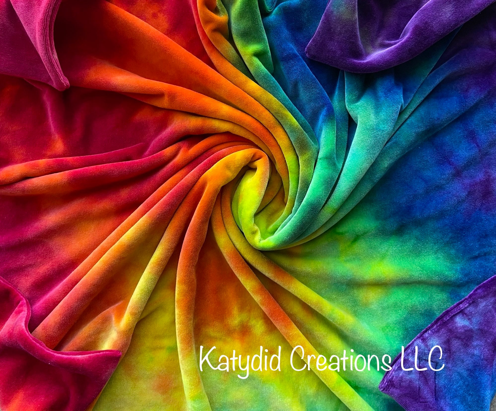 Ice dyed bamboo velour cloth pads (Made to order)