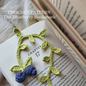 Crochet Blueberry Bookmark Pattern | Pdf-file | Beginner Friendly ...
