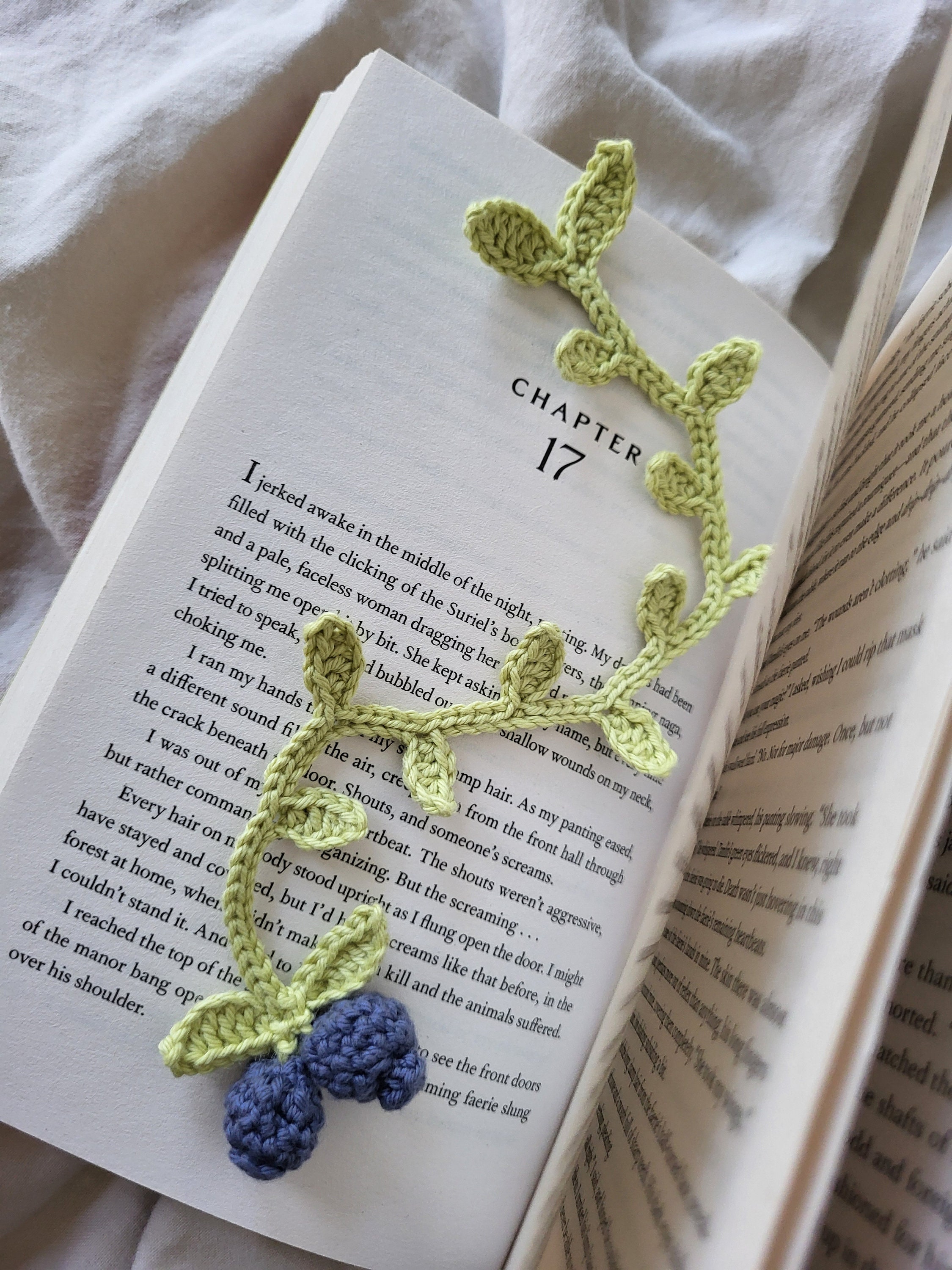 Crochet Blueberry Bookmark Pattern | Pdf-file | Beginner Friendly ...