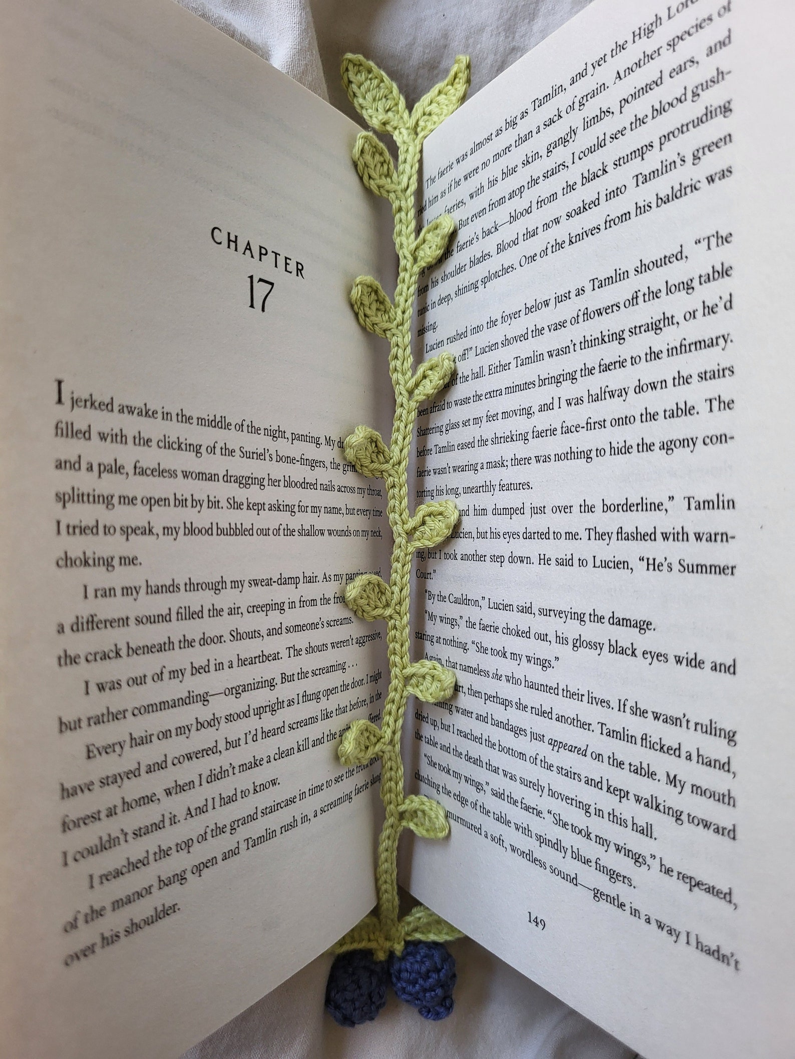 Crochet Blueberry Bookmark Pattern | Pdf-file | Beginner Friendly ...