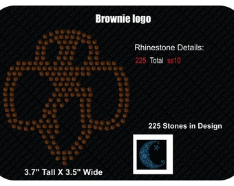 Brownie Bling Rhinestone design Download