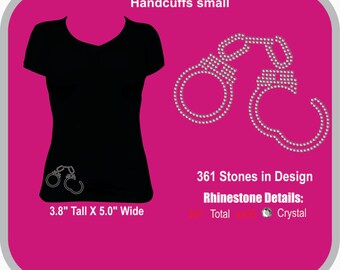 Handcuffs Small version Bling Rhinestone design Download